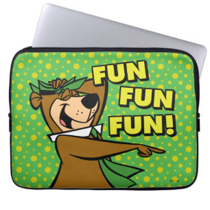 Yogi Bear Roligt Roligt Roligt Laptop Fodral