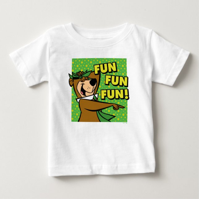 Yogi Bear Roligt Roligt Roligt T Shirt (Framsida)