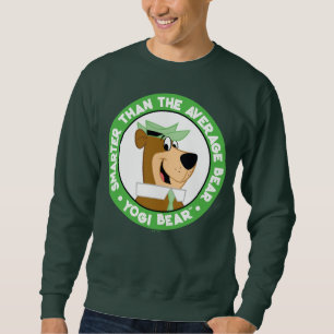 Yogi Bear Smiling Porträtt Lång Ärmad Tröja