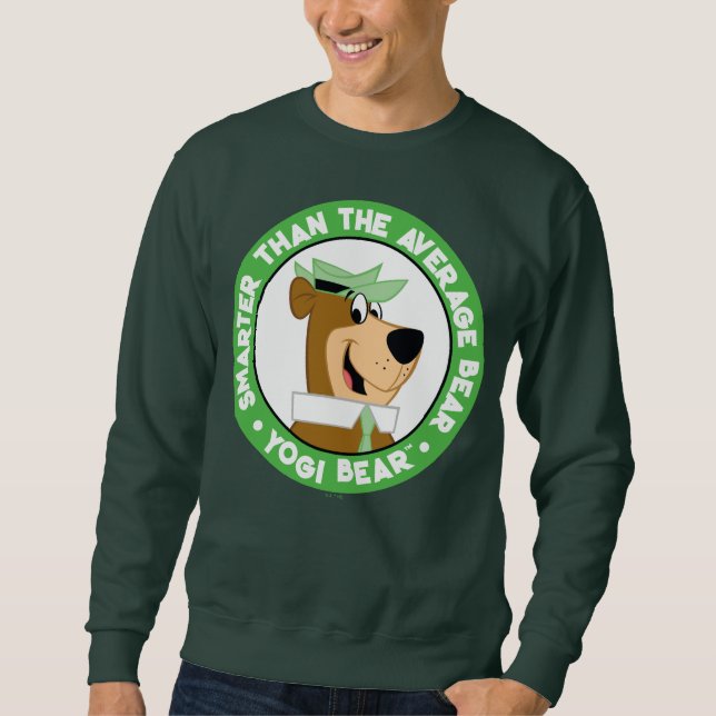 Yogi Bear Smiling Porträtt Lång Ärmad Tröja (Framsida)