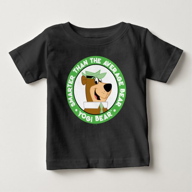 Yogi Bear Smiling Porträtt T Shirt (Framsida)