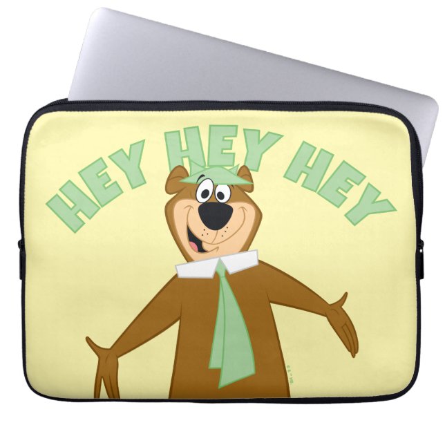 Yogi Bear Välkommen Laptop Fodral (Framsidan)