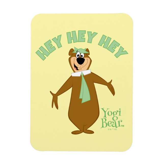 Yogi Bear Välkommen Magnet (Vertikal)