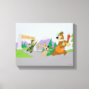 Yogi Bear's Underbar Picnic Basket Escape Canvastryck