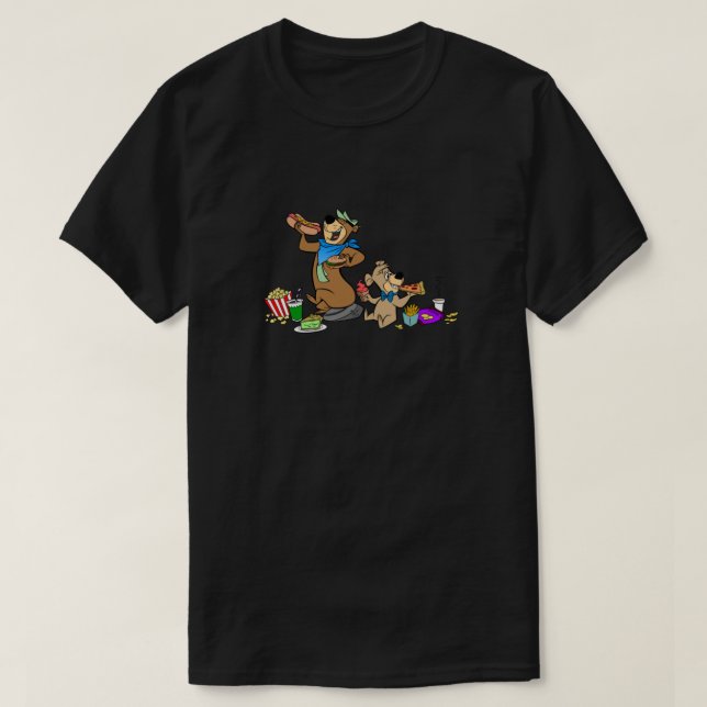 Yogi Boo-Boo Pic-a-Nic Feast Classic T Shirt (Design framsida)