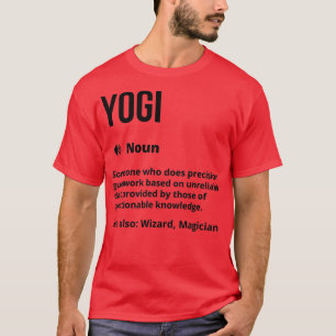Yogi Funny Definition Namaste Funny Say T Shirt
