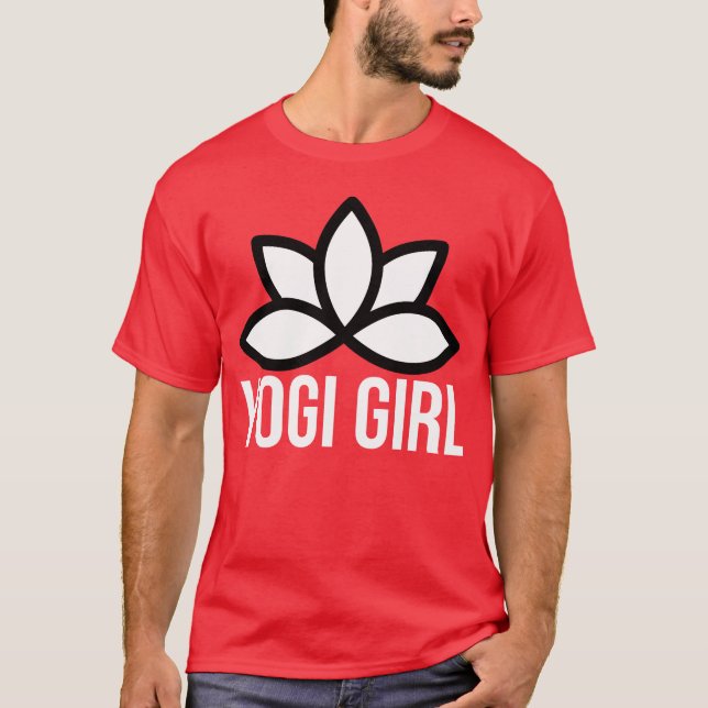 Yogi Girl Music retro T Shirt (Framsida)