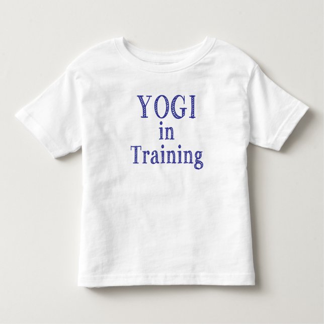 Yogi i utbildningssmåbarnutslagsplats t-shirt (Framsida)