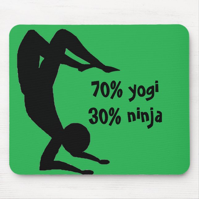 Yogi Ninja Mousepad Musmatta (Framsidan)