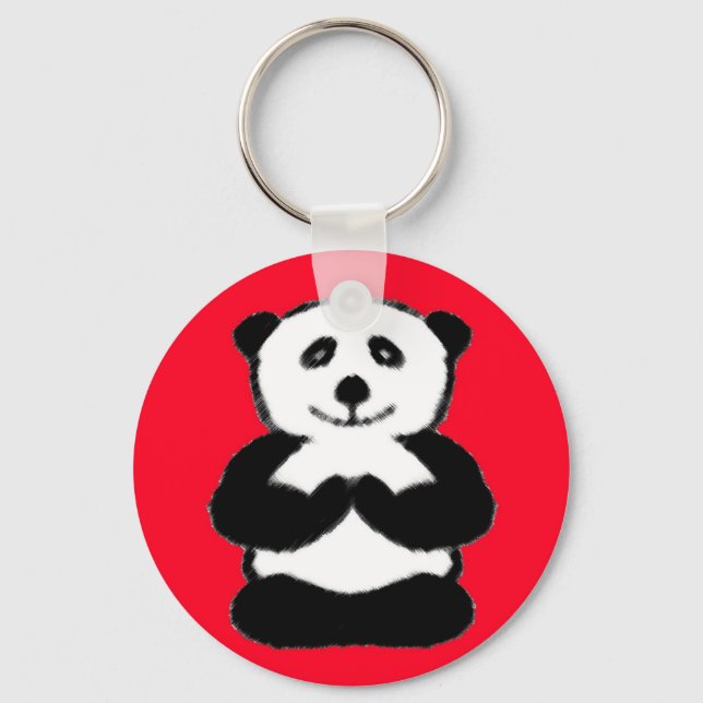 Yogi Panda - Panda Keychain Nyckelring (Framsida)