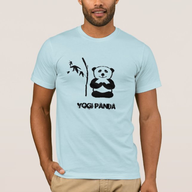Yogi Panda - Yoga T-Shirts (Framsida)