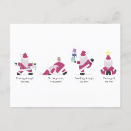 Yogi Santa Funny Yoga Pun-Helgdag Vykort
