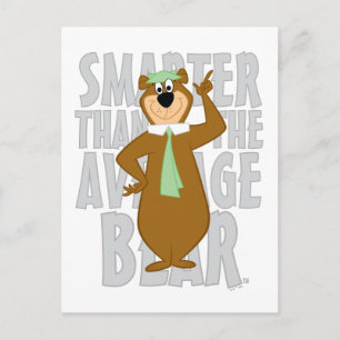 Yogi "smartare än genomsnittsbjörnen" vykort