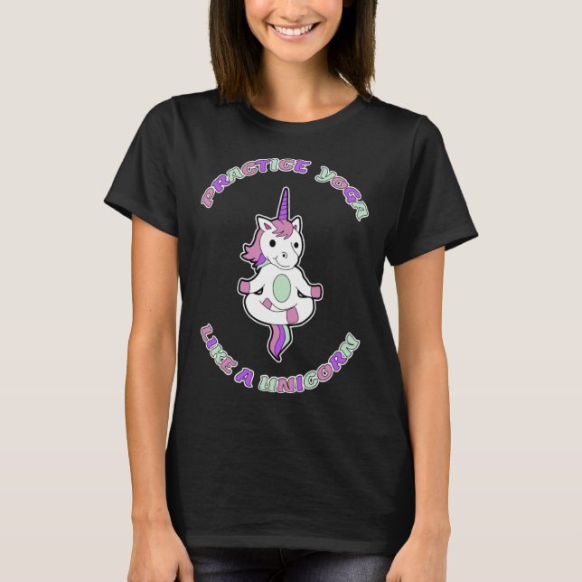 Yogi Yogini Health Meditation Outfit Flickor T Shirt (Framsida)