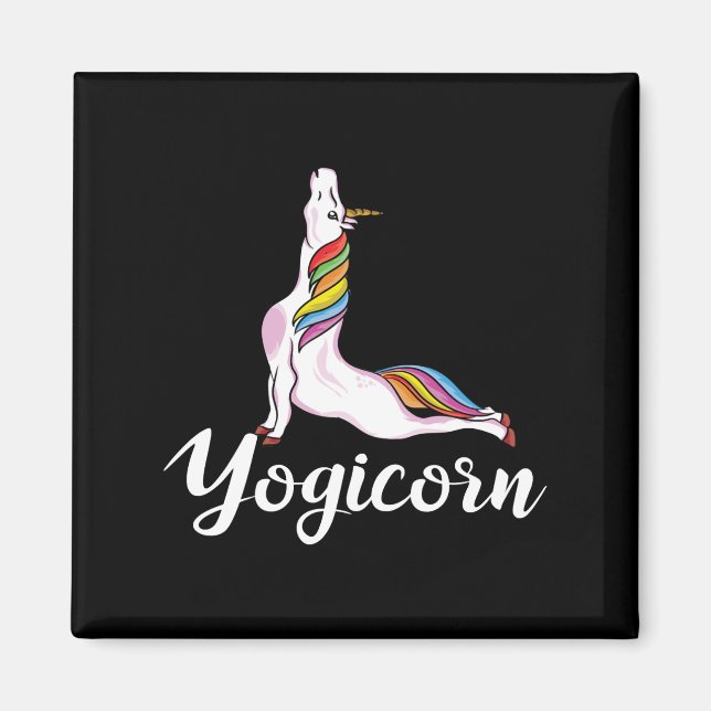 Yogicorn Cute Magic Magnet (Framsidan)