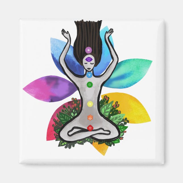 Yogini Chakra Magnet (Framsidan)