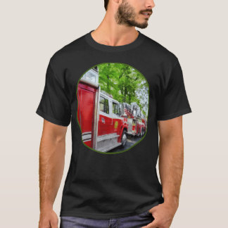 Yogskjorta för lång brandlinje t shirt