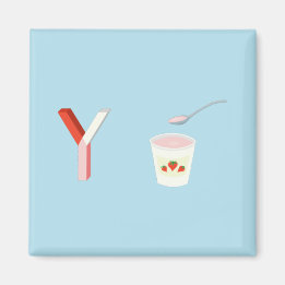 Yogurt Fridge Magnet