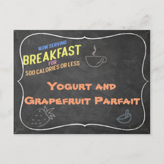 Yogurt- och Grapefruit Parfait Recipe-kort Vykort