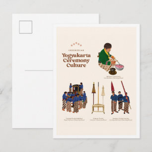Yogyakarta Ceremoni Kultur Indonesien Resa Vykort