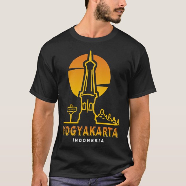 Yogyakarta Indonesia T Shirt (Framsida)