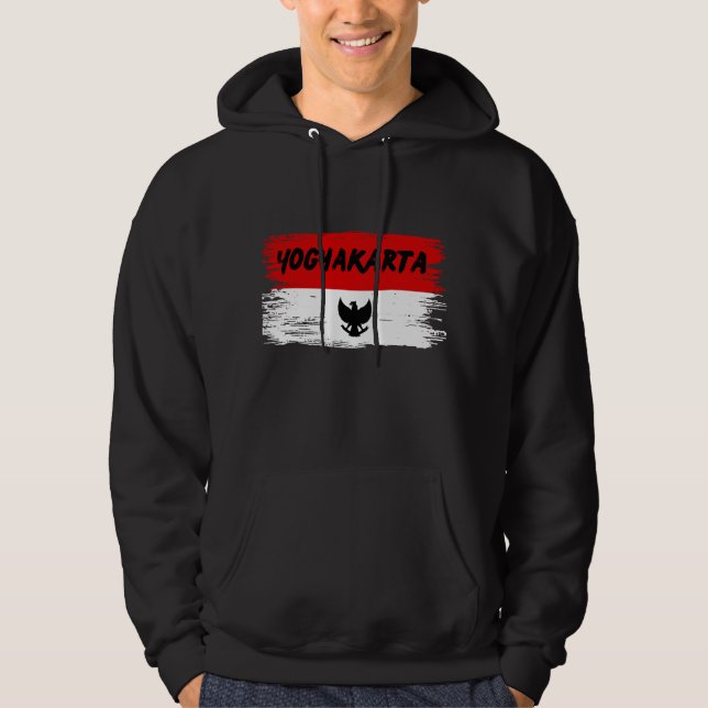 Yogyakarta Indonesien Hoodie (Framsida)
