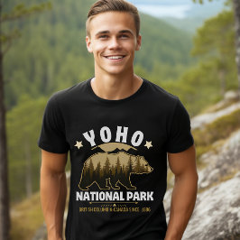 Yoho National Park Bear Design – British Columbia T Shirt