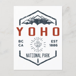 Yoho National Park Canada Vintage Vykort