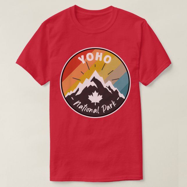 Yoho National Park Kanada T Shirt (Design framsida)