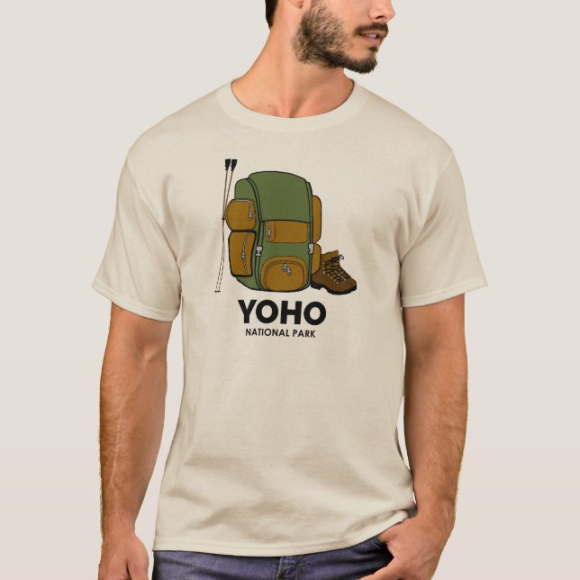 Yoho National Park-ryggsäck T Shirt (Framsida)