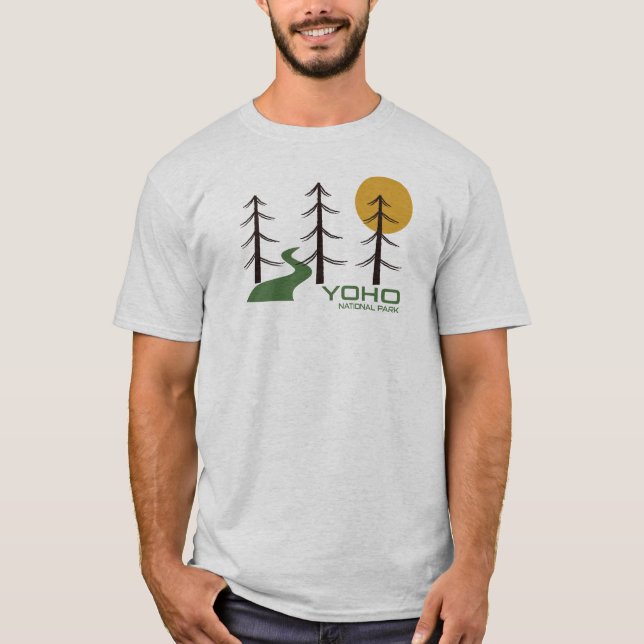 Yoho National Park Trail T Shirt (Framsida)