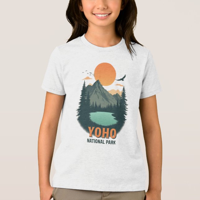 Yoho National Park Vintage T Shirt (Framsida)