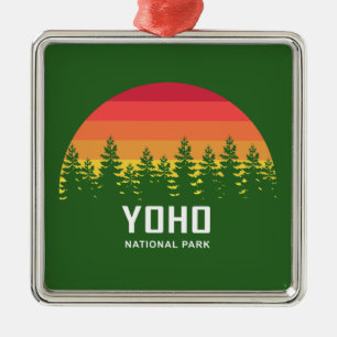 Yoho nationalpark julgransprydnad metall
