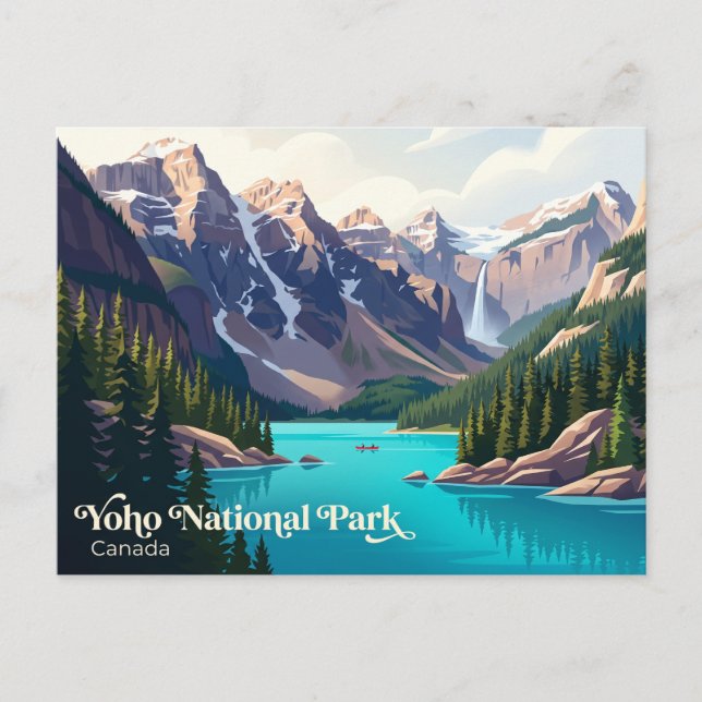 Yoho nationalpark Kanada Vykort (Framsida)
