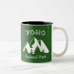 Yoho nationalpark Två-Tonad mugg