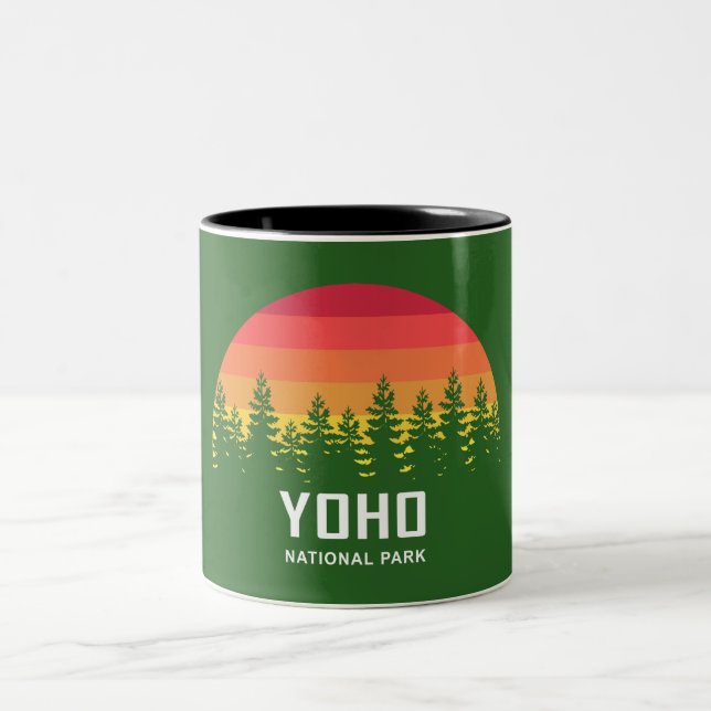 Yoho nationalpark Två-Tonad mugg (Center)