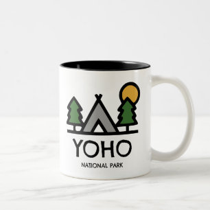 Yoho nationalpark Två-Tonad mugg