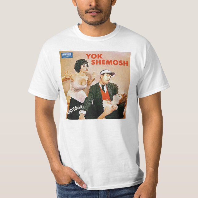 Yok Mosh hon grundläggande vit Tröja (Framsida)