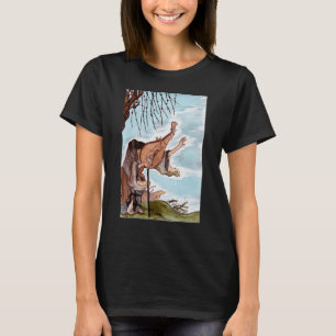 Yokai Biwa Boku-boku Munk Demonic Biwa Demon Spiri T Shirt