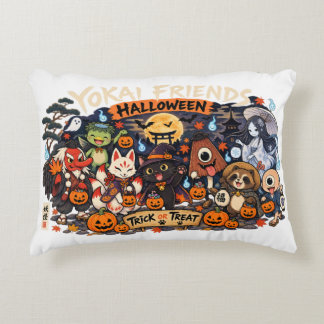 Yokai Friends Halloween Accent Pillow Prydnadskudde