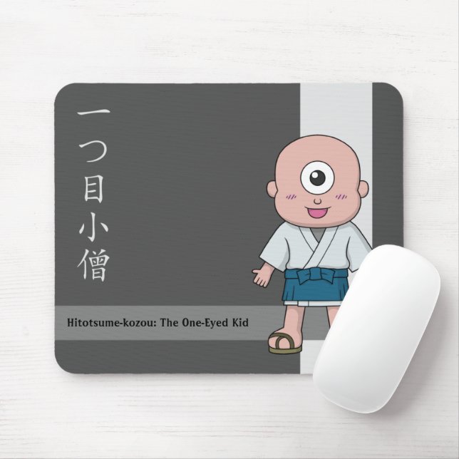 Yokai Hitotsume-kozo (One-Eyed Kid) Musmatta (Med mus)