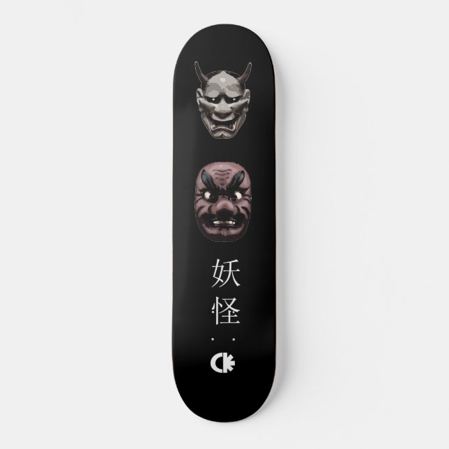 yokai mini skateboard bräda 18,5 cm (Framsida)
