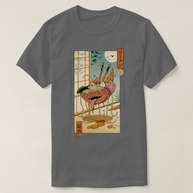 Yokai Ramen i Edo T Shirt (Design framsida)