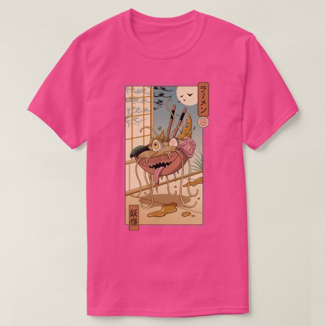 Yokai Ramen i Edo T Shirt (Design framsida)