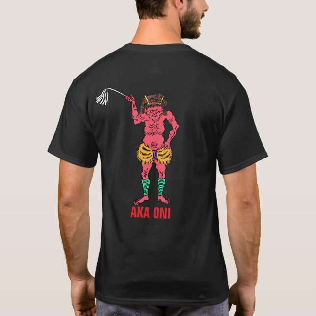 Yokai-serien: Aka Oni T Shirt (Baksida)