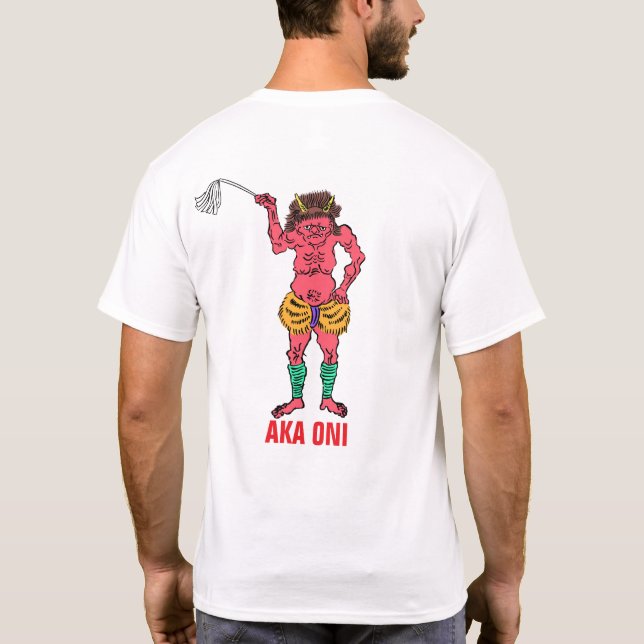 Yokai-serien: Aka Oni T Shirt (Baksida)