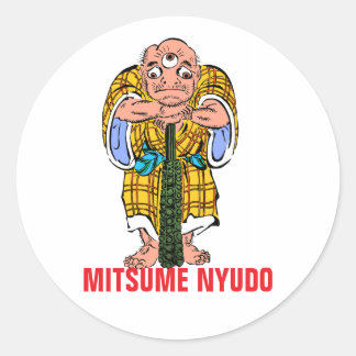 Yokai-serien: Mitsume Nyudo Runt Klistermärke