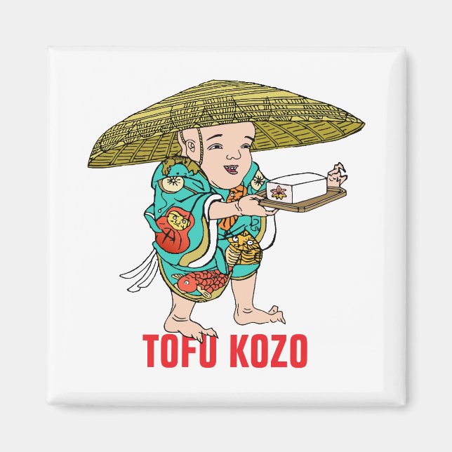 Yokai-serien: Tofu Kozo Magnet (Framsidan)