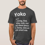 YOKO Definition Personlig Namn Funny Birthday T Shirt<br><div class="desc">YOKO Definition Personlig Namn Funny Birthday. Ta en titt på vår födelsedag till skjortval för det allra bästa i unika termer eller anpassningsbar,  handgjord biet från våra butiker.</div>