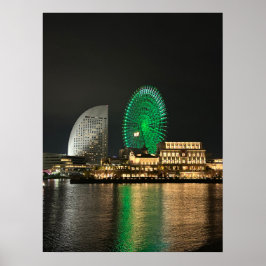 Yokohama i natt poster
